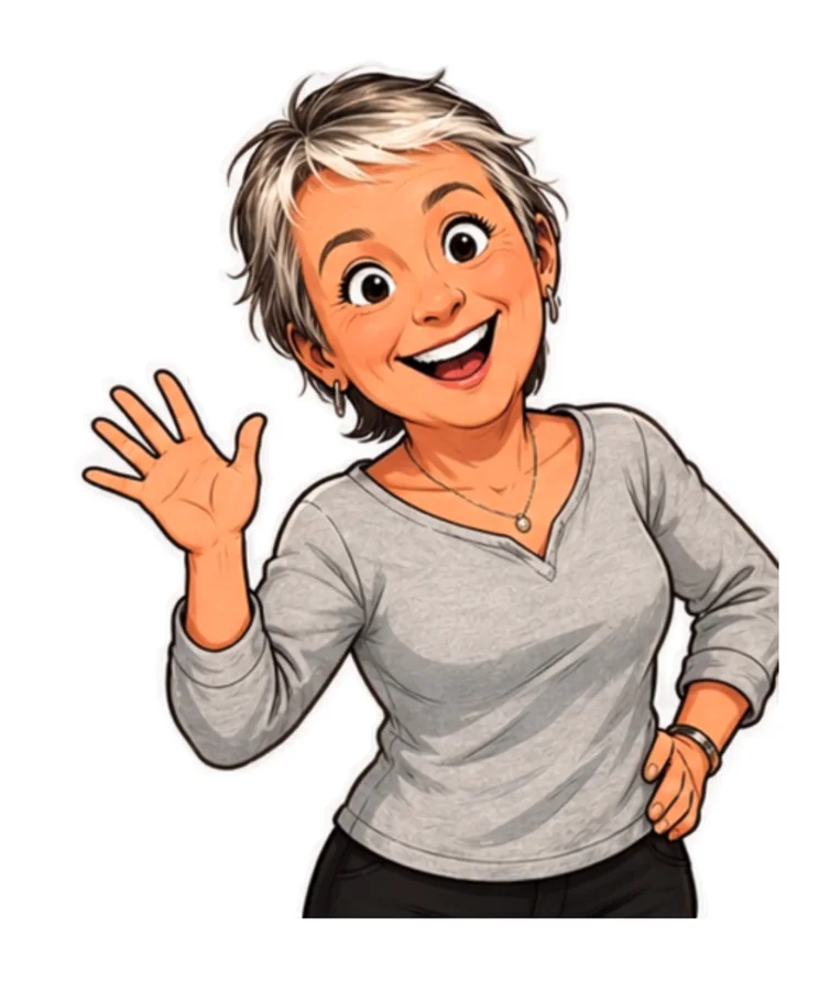 Portrait illustré de Sylvie Michelon, Secrétaire adjointe